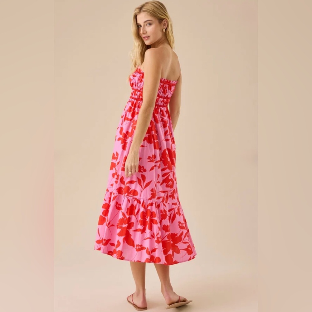 NWT Altar’d State Mallory Floral Midi Dress - Picture 6 of 7